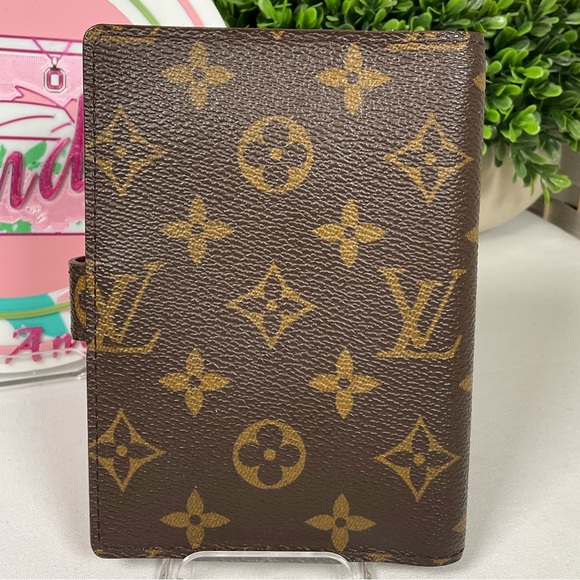 Vintage Louis Vuitton Monogram 6 Ring Agenda PM w/Unbranded Paper - Picture 2 of 10